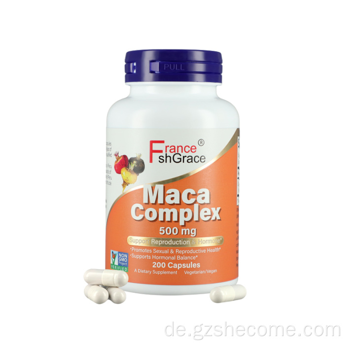 Maca -Komplex Verbesserung der Energiegesundheit Maca -Kapseln